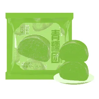 Bean paste green glutinous dumpling, Qingming green dumpling ready-to-eat Internet celebrity snack glutinous rice cake dumpling 240g