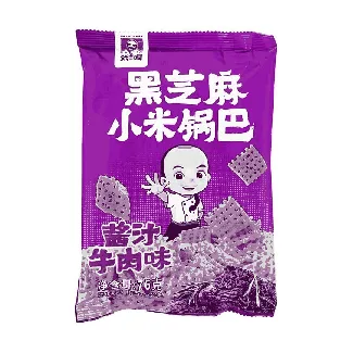 Black Sesame Millet Rice Crust - Beef Sauce Flavor 2.68oz