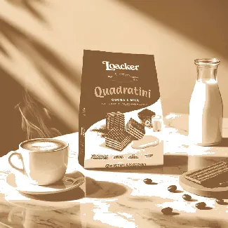 Cocoa & Milk Quadratini Bite-Sized Wafer Cookies, 7.76oz