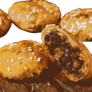 Crispy Preserved Mustard Greens Pastry (Spicy) 150g