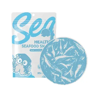 Crispy Small Yellow Croaker Fish Chopped nori Snack Small Dried Fish Seafood snack Seaweed Flavor 200g