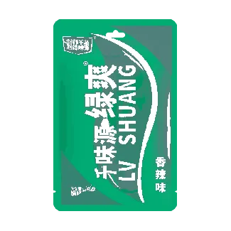 Green Spicy Strips, Lvshuang Nostalgic Snack, 72g
