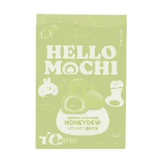 Hello Mochi Melon Honeydew Mochi,Gluten Free,6.3 oz