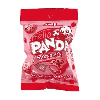 Hello Panda Biscuit with Strawberry Cream Filling 2.2oz