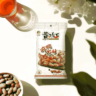 HUANG FEI HONG Spicy Peanuts, 7.4oz【Packing May Vary】