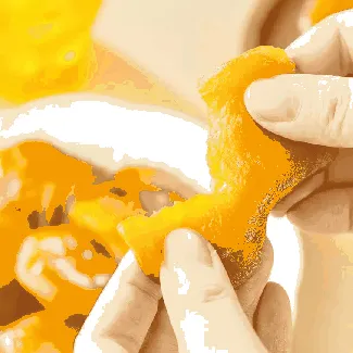 Juicy Thick-Cut Yellow Peaches, 6.91 oz【No Flavoring No Preservatives No Sweeteners】