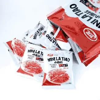 Mini Latiao - Spicy Wheat Flour Strip Chili Snacks, 14 Bags, 12.69oz