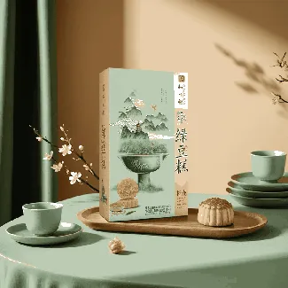 Mung Bean Cake, Osmanthus Flavor, 190g