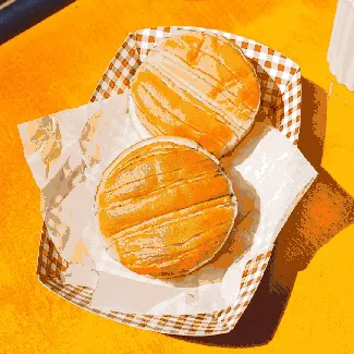 Natural Yeast Baked Wheat Bread ,Japanese Dessert,Blueberry Flavor,2.82oz