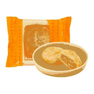 Pure Vegetarian Seaweed and Nut Su-style Mooncake 80g 00027