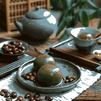 Qingtuan Mochi Red Bean Paste Flavor 10.58 oz【Spring Limited】