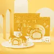 Cheese Egg Yolk Pastry, Cheese Flavor, 4 pieces, 7.76 oz【Yami Exclusive】