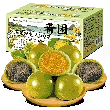 Jiangnan Specialty Green Rice Cake Black Sesame Flavor Qingming Festival Snack 12 Pieces 1.1lb