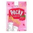 Pocky Strawberry Cream Covered Biscuit Sticks,Family Pack 9 Packs 3.81 oz