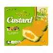 Soft Custard Cream Cakes - Korean Dessert, 12 Pieces, 9.74oz