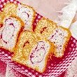 Taro Paste And Chicken Floss Thick Cut Toast 6 Pieces 16.9 oz 【Red Bean Included】