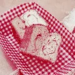 Taro Paste And Chicken Floss Thick Cut Toast 6 Pieces 16.9 oz 【Red Bean Included】