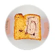 Taro Paste And Chicken Floss Thick Cut Toast 6 Pieces 16.9 oz 【Red Bean Included】