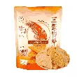 Three Egg White Shrimp Chips, 3.81 oz【Shrimp Meat Content ≥30%] [Healthy, Non-Fried, High Fiber And High Protein】