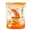 Three Egg White Shrimp Chips, 3.81 oz【Shrimp Meat Content ≥30%] [Healthy, Non-Fried, High Fiber And High Protein】