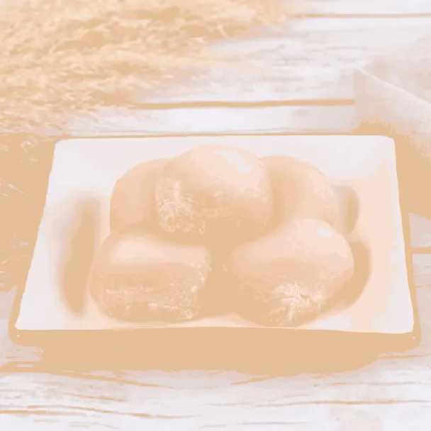 Baked Soft Rice Cake, Strawberry Flavor,7.05 oz【Japanese Mochi Daifuku Dessert】