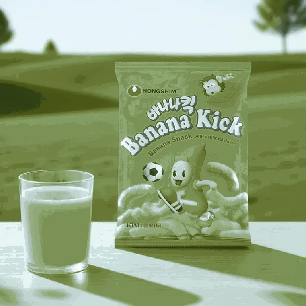 Banana Kick Corn Puffs Snack 1.58 oz [ Blackpink Jennie's Pick ]