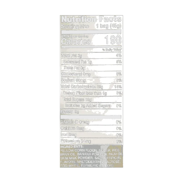 Banana Kick Corn Puffs Snack 1.58 oz [ Blackpink Jennie's Pick ]