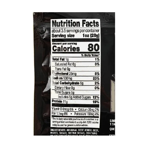 Beef Jerky Duos, Original & Teriyaki, 3.25 oz 【Low Calories High-Protein Healthy Snacks】