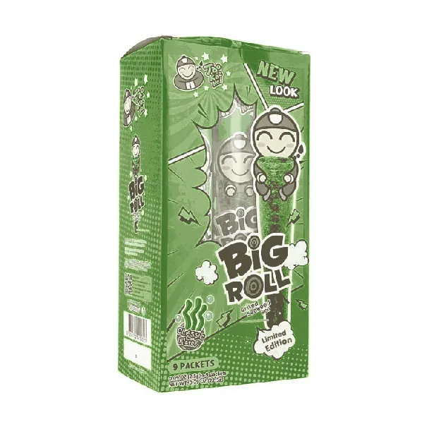 Big Roll Grilled Seaweed Roll Original Flavor, 9 Pieces 1.14 oz