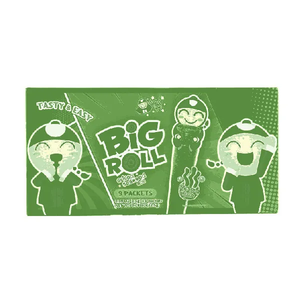 Big Roll Grilled Seaweed Roll Original Flavor, 9 Pieces 1.14 oz