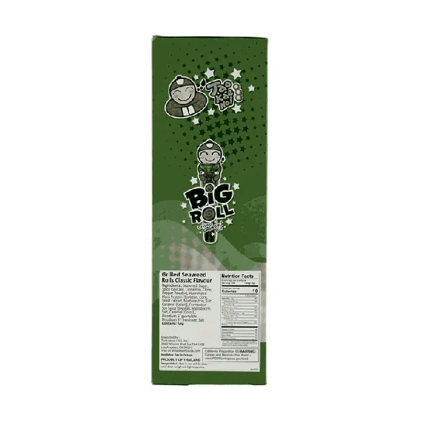 Big Roll Grilled Seaweed Roll Original Flavor, 9 Pieces 1.14 oz