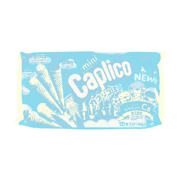 Calpico Mini Wafer Cone Chocolate & Milk & Strawberry Flavor 3.21oz [Supplement Daily Calcium Requirement]