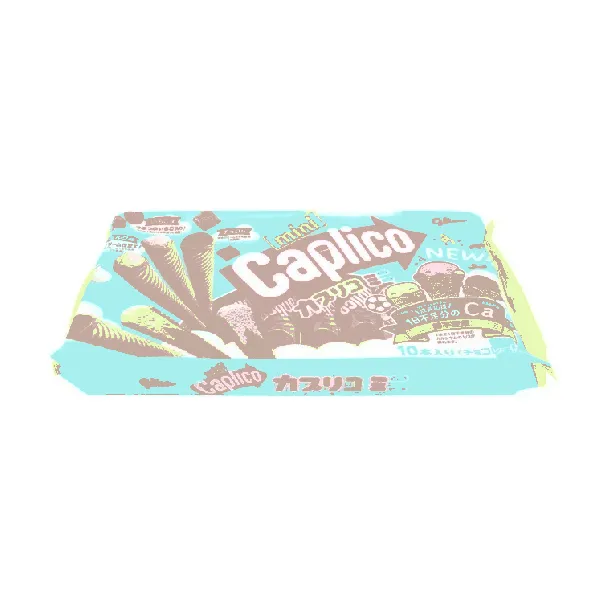 Calpico Mini Wafer Cone Chocolate & Milk & Strawberry Flavor 3.21oz [Supplement Daily Calcium Requirement]