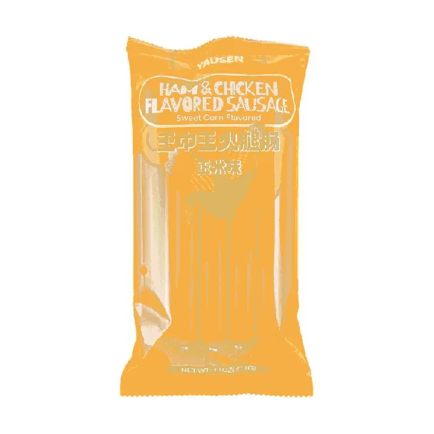 Chicken Sausage,Ham Flavor+Sweet Corn Flavor, 11 oz*6【6 Combo Packs】