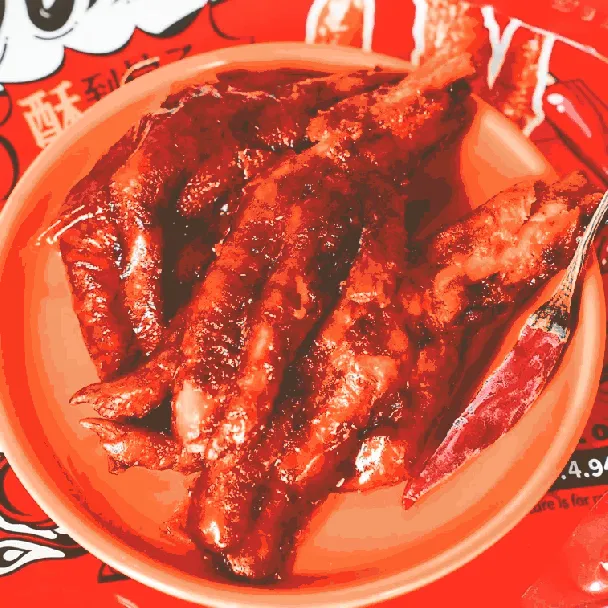 Chinese Brined Chicken Feet Spicy Flavor 4.94 oz*2【2 Packs】