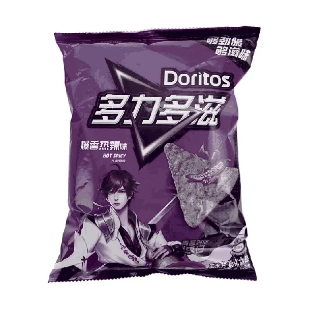 Corn Chips , Hot & Spicy Flavor, 2.39 oz 【Honor of Kings Limited Edition 】