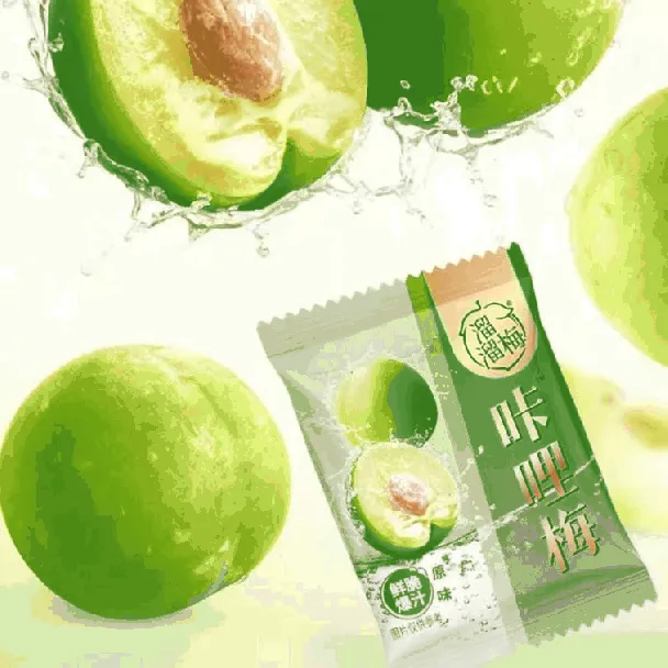 Crisp Green Plum Original Flavor 4.8oz【Low Calories 0 Fat】