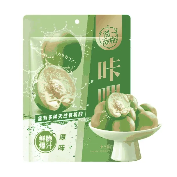 Crisp Green Plum Original Flavor 4.8oz【Low Calories 0 Fat】
