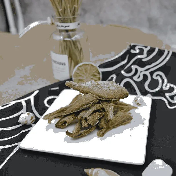 Crispy Small Yellow Croaker Fish Chopped nori Snack Small Dried Fish Seafood snack Seaweed Flavor 200g