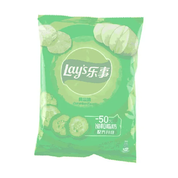 Cucumber Potato Chips, 2.46oz*5【Value Pack】