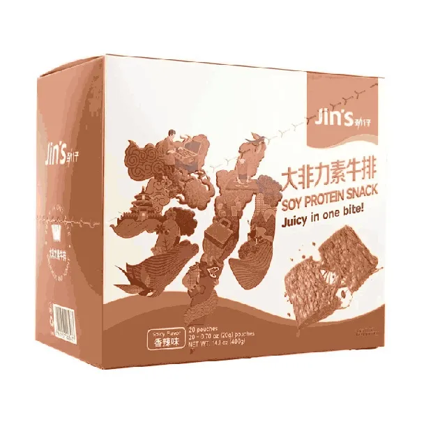 Dried Beancurd Snack Spicy Beef Flavor,14.1 oz