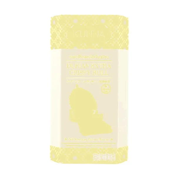 Durian Extra Crispy Roll, Full Monthong Durian Flavor,2.46 oz【Thailand Trendy】