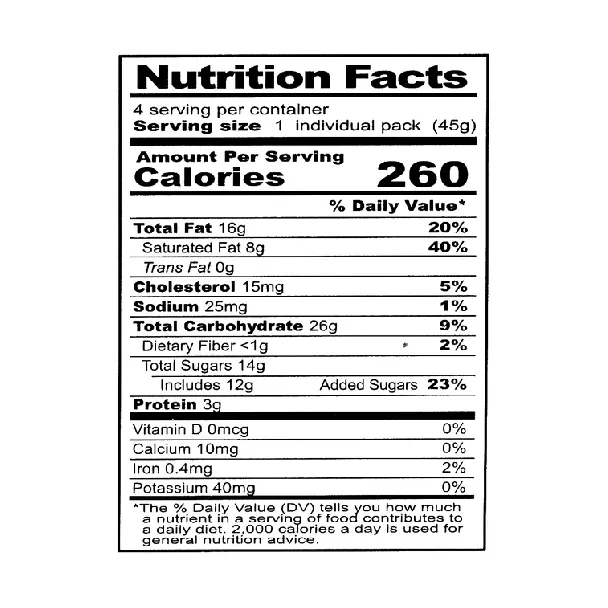 Egg Roll Milk Cream Flavor 180g