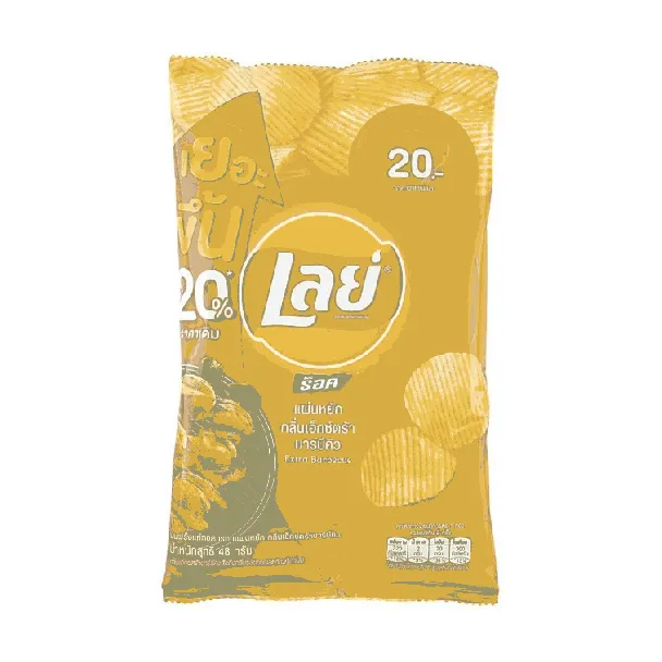 【Exclusive Thai Flavor】Extra Barbecue Potato Chips, 48g