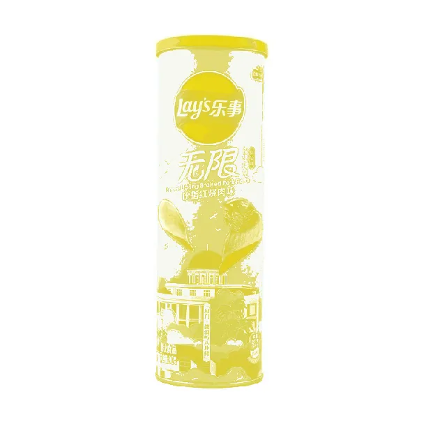 Finger Licking Braised Pork Potato Chips - Salty Snack, 3.17oz