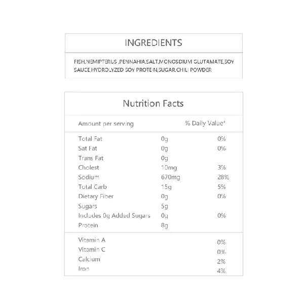 Fishsnack Spicy Flavor Think 56.7g