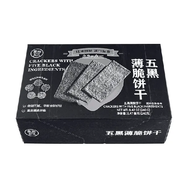 Five Black Thin Crispy Biscuits 8.47 oz