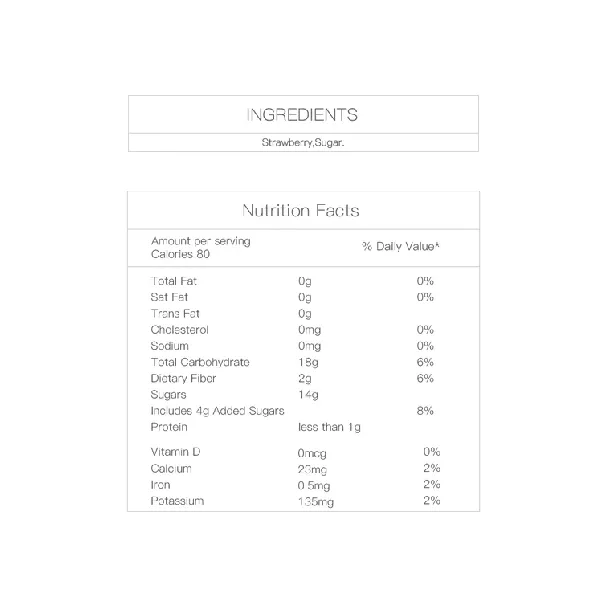 Freeze Dried Strawberry 0.7 oz