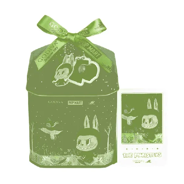 Godiva x Labubu Classic Master Series,Dark Chocolate Gift Box, 2.64 oz [Limited Edition Collaboration]