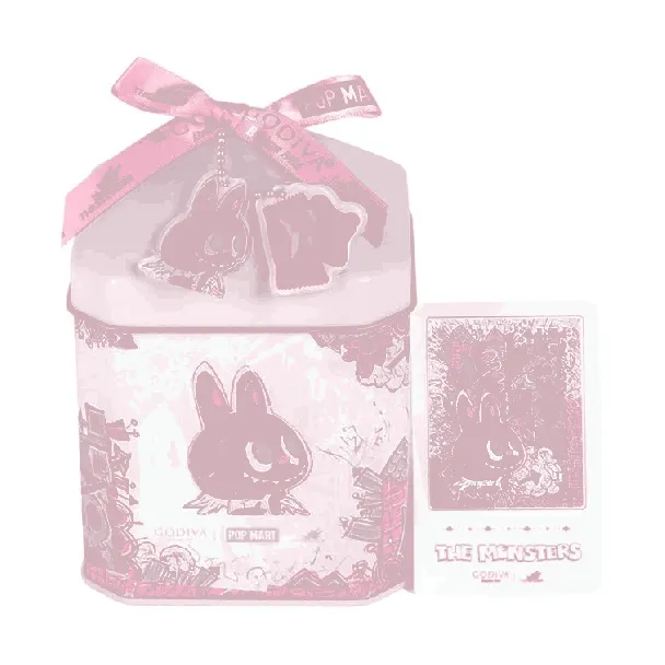 Godiva x Labubu Classic Master Series,Raspberry Dark Chocolate Gift Box, 2.46 oz [Limited Edition Collaboration]